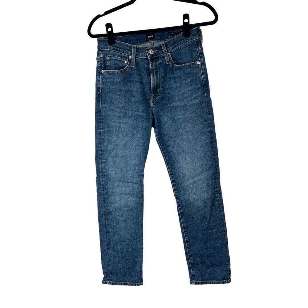 Edwin‎ Elon Crop Straight Vibe Wash Jeans Sz 25 Womens